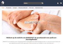 Tablet Screenshot of barefoot.nl